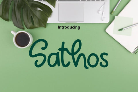 Sathos Handwritten Font zafrans studio 