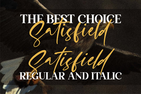 Satisfield Font Letterena Studios 