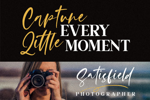 Satisfield Font Letterena Studios 