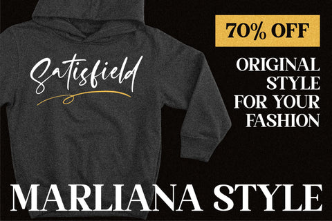 Satisfield Font Letterena Studios 