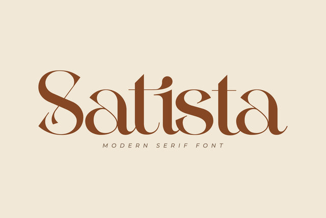 Satista Typeface Font Storytype Studio 