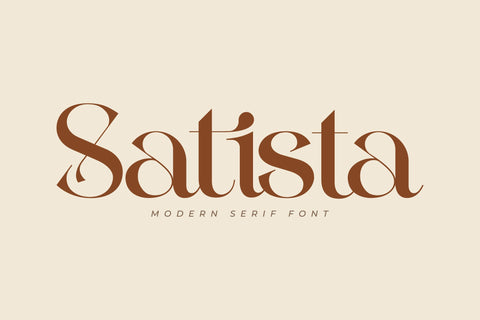Satista Typeface Font Storytype Studio 