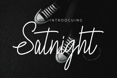 Satnigh - Handwritten font Font LetterdayStudio 