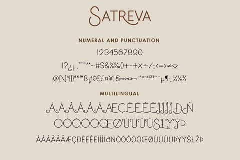 Satreva - Beautiful Sans Serif Family Font Balevgraph Studio 