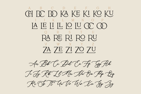 Satreva Nova - A Charming Font Duo Font Balevgraph Studio 