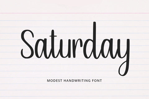 Saturday Font Abo Daniel Studio 