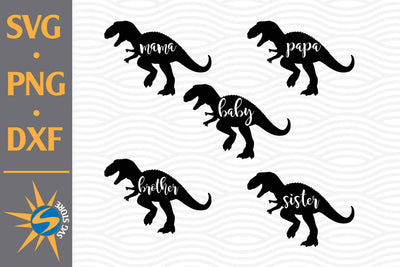 Saurus Family SVG, PNG, DXF Digital Files Include SVG SVGStoreShop 