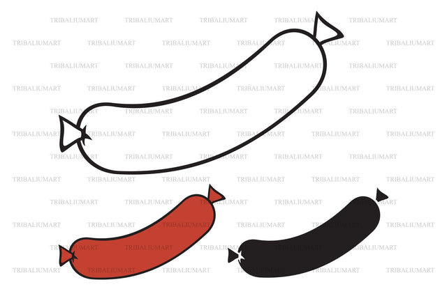 Sausage SVG TribaliumArtSF 