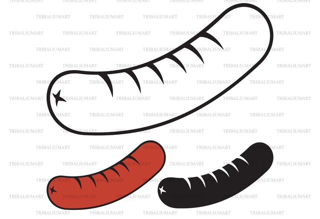 Sausage SVG TribaliumArtSF 