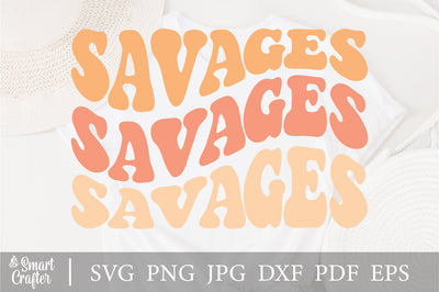 Savages Svg, Savages Mascot Leopard Svg, Game Day Svg, Digital Silhouette Cut File, Instant Download SVG Fauz 