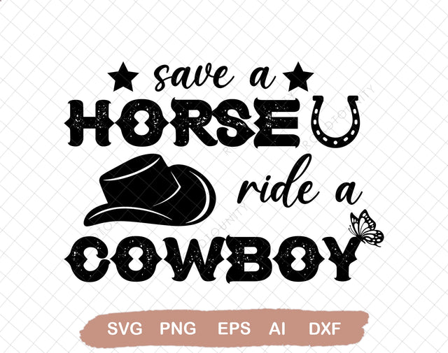 Save a Horse PNG Sublimation Design Digital Download SVG DiamondDesign 