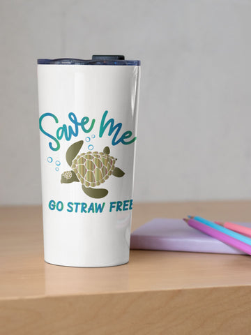 Save Me Turtle Go Straw Free | Turtle Lover | Instant Dowload SVG Maple & Olive Designs 