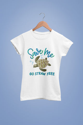 Save Me Turtle Go Straw Free | Turtle Lover | Instant Dowload SVG Maple & Olive Designs 