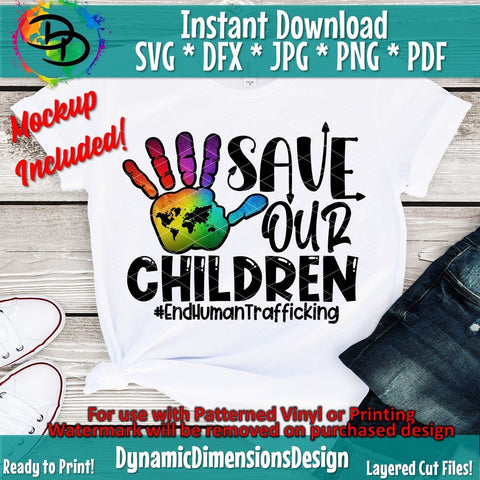 Save Our Children SVG DynamicDimensionsDesign 
