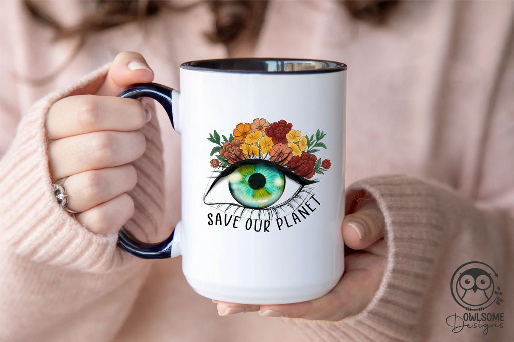 Save Our Planet Eye Png Sublimation - So Fontsy