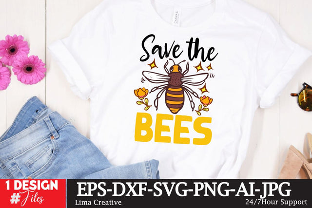 Save The Bees SVG Insomnia Std 
