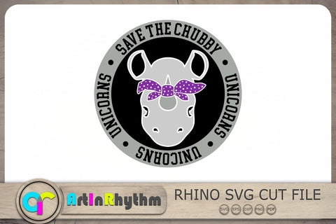 Save The Chubby Unicorns Svg, Rhinoceros Svg, Rhino Svg, Awareness Svg SVG Artinrhythm shop 