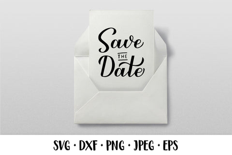 Save the date hand lettered SVG SVG LaBelezoka 
