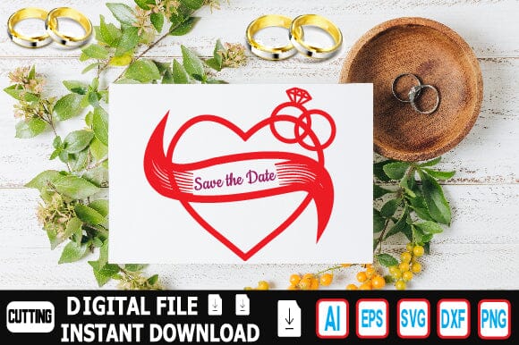 Save the Date SVG Craftlabsvg24 