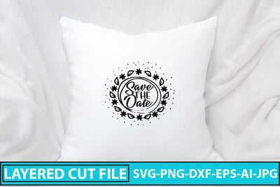 Save The Date SVG Cut File SVG Syaman 