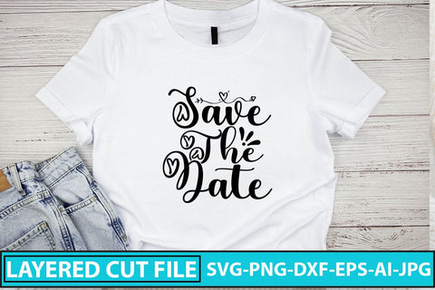 Save The Date SVG Cut File SVG Syaman 