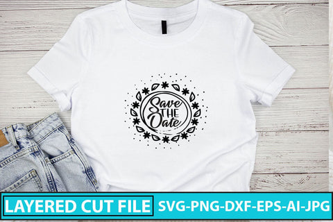 Save The Date SVG Cut File SVG Syaman 