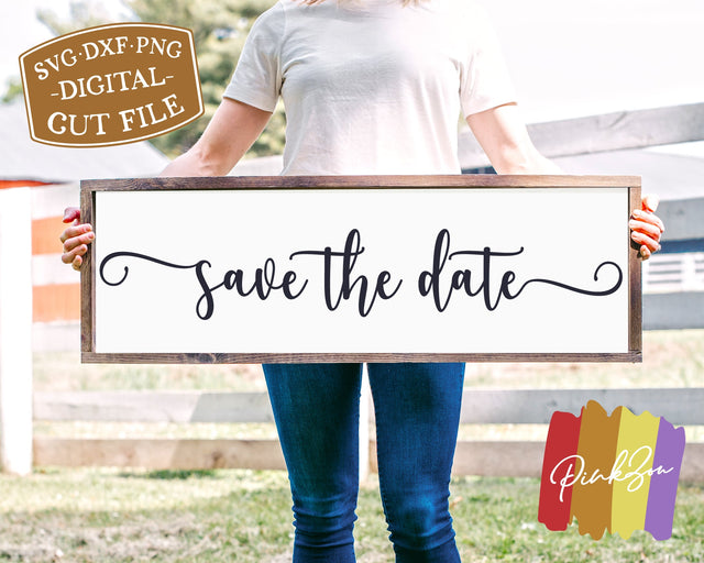Save the Date SVG Files | Wedding Invitation Svg | Wedding Cards | Commercial Use | Digital Cut Files (1255803092) SVG PinkZou 