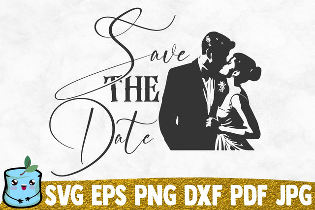 Save The Date SVG MintyMarshmallows 
