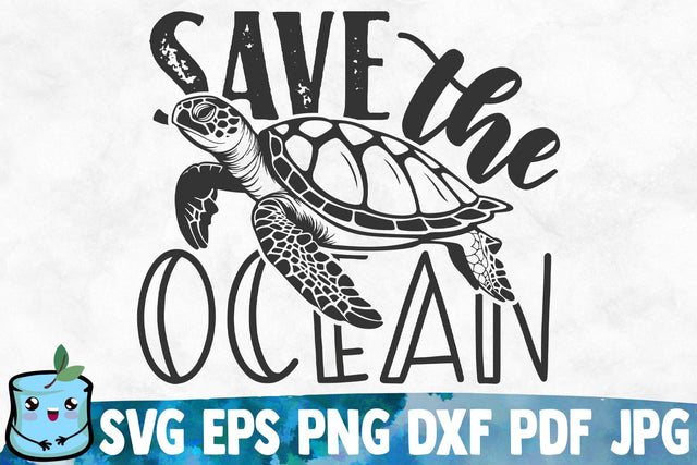 Save The Ocean SVG MintyMarshmallows 