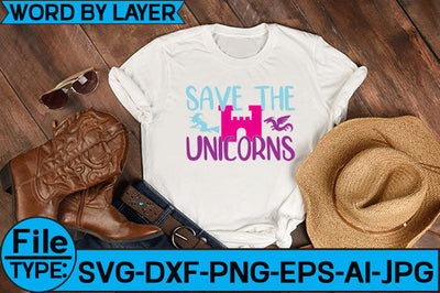 Save the Unicorns SVG Cut File SVG Studio Innate 