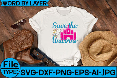 Save the Unicorns SVG Cut File SVG Studio Innate 