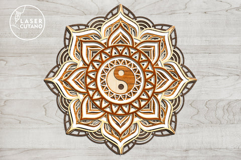 SAVE Ukraine Bundle of 9 Laser Cut Files Donate to Ukraine Multilayer Laser Cut Files, Mandala, Round Sign SVG, 3D Designs, Mini Design Bundles SVG LaserCutano 