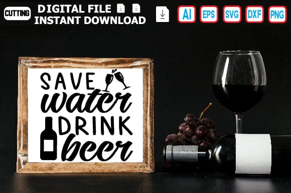 Save Water Drink Beer SVG Craftlabsvg24 