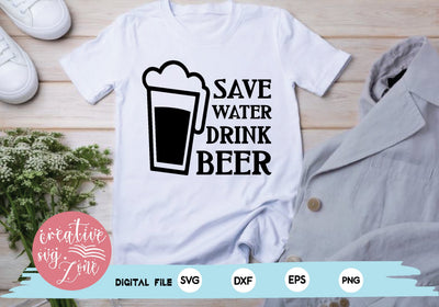 save water drink beer SVG md faruk hossain 
