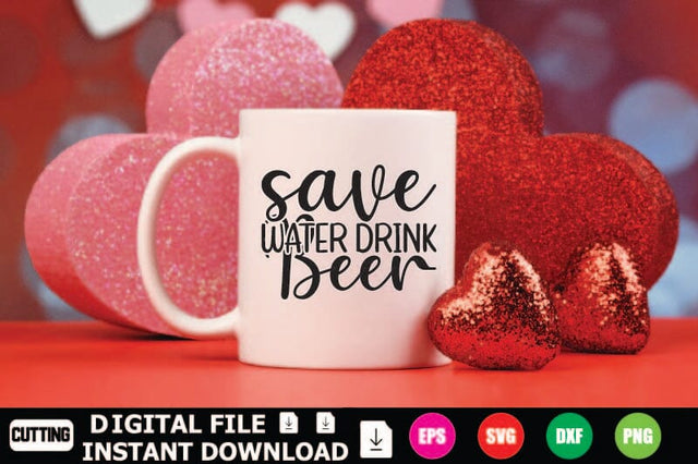 Save Water Drink Beer SVG Shahin alam 