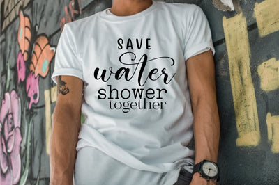 save water shower together SVG orpitasn 
