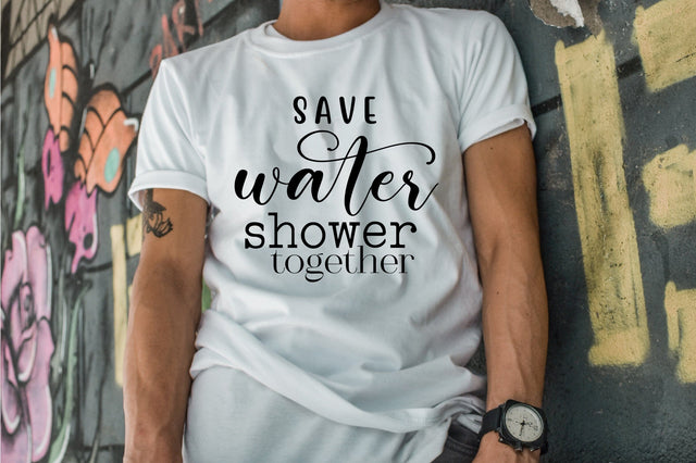 save water shower together SVG orpitasn 