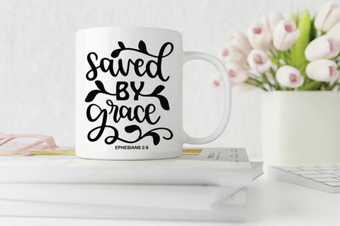 Saved By Grace Ephesians 2:8 SVG SVG Creativeart88 