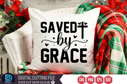 Saved by grace SVG SVG DESIGNISTIC 