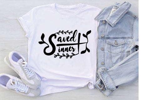 Saved Sinner SVG SVG Creativeart88 