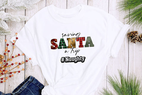 Saving Santa a Trip PNG | Christmas Sublimation Sublimation B Renee Design 