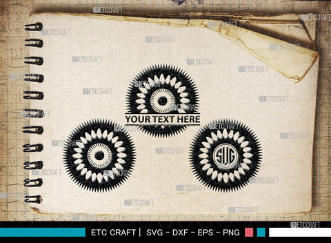 Saw Blade monogram, Saw Blade Silhouette, Saw Blade Svg, Steel Svg, Wheel Svg, Circular Saw Svg, SB00085 SVG ETC Craft 