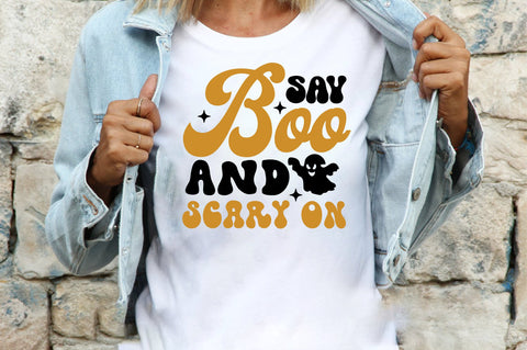 say boo and scary on SVG designartist 