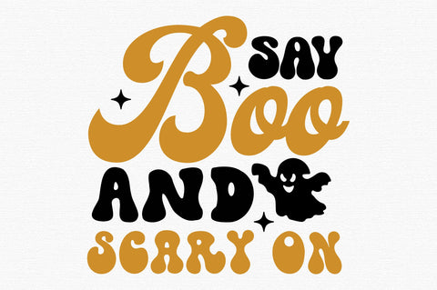 say boo and scary on SVG designartist 