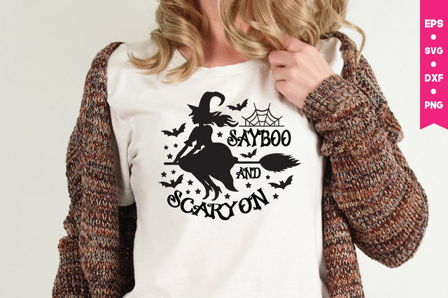 say boo and scary on SVG md faruk hossain 