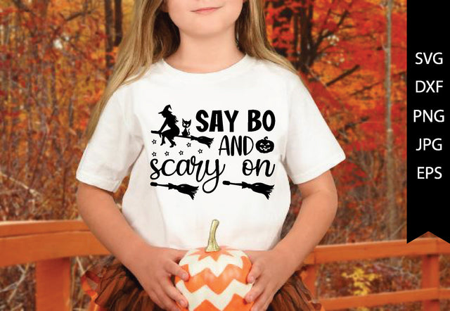 Say Boo and Scary on SVG md faruk hossain 