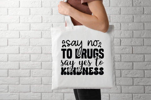 Say no to drugs say yes to kindness SVG SVG DESIGNISTIC 