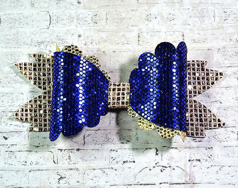 Scalloped bow template SVG ArtiCuties 