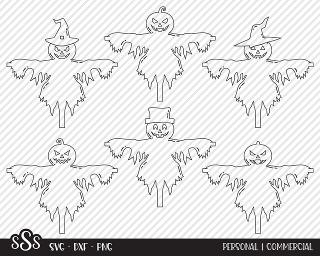 Scarecrow Bundle | Halloween SVG SVG Texas Southern Cuts 