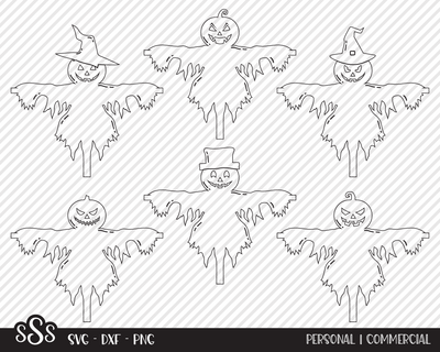 Scarecrow Bundle | Halloween SVG SVG Texas Southern Cuts 